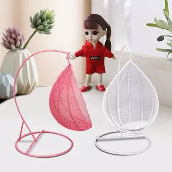 Веселье 1:12 кукольных качелей для кукольного домика, качающееся кресло, кукольный домик, декор, игрушка, садовая мебель, модель кресла-качалки