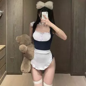 Веселая девушка милая воспитанная лямка маленькая горничная фартук частный моряк супер острая маленькая грудь показать большую average size [recommended 80-60kg]