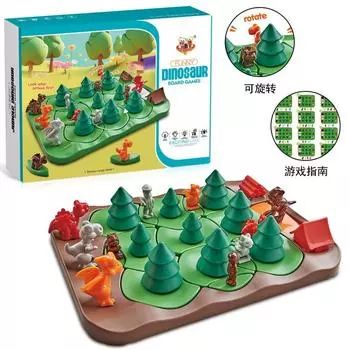 Веселая доска, Лесные приключения, Детские настольные игры, Игрушки для тренировки логического мышления разноцветный