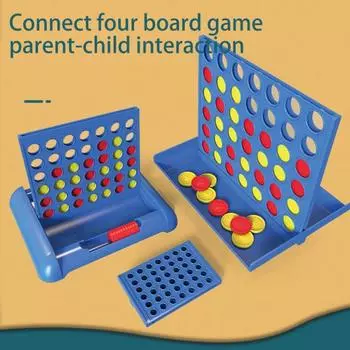 Веселая гладкая поверхность, улучшающая концентрацию, детская настольная игра, стереоскопическое соединение, четыре шахматных блока, логика для малышей, подарок S