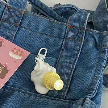 Веселая имитация еды брелок смоляной брелок сумка кулон смешной шоколад мороженое брелок дети style 1