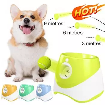 Веселая интерактивная катапульта для броска для собак, теннисная автоматическая пусковая установка, интерактивное метательное устройство для собак, катапульта для мячей, интерактивная игрушка для домашних животных