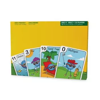 Веселая карточная игра с элементами гольфа, отлично подходящая для семейных и дружеских посиделок One Size