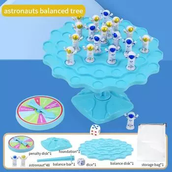 Веселая лягушка, балансирующее дерево, детские математические игрушки Монтессори, балансирующая настольная игра, взаимодействие родителей и детей, настольная игра на баланс, игрушка в подарок синий