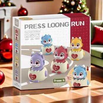 Веселая машинка для прессы, игрушечная машинка, милый самокат из яичной скорлупы разноцветный