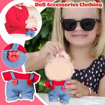 Веселая одежда для кукол, аниме плюшевые игрушки и милые аксессуары, милая одежда для кукол кроссбоди One Size
