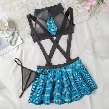 Веселая студенческая униформа соблазнительная сексуальная забавная униформа Хэллоуин студенческий косплей костюм S