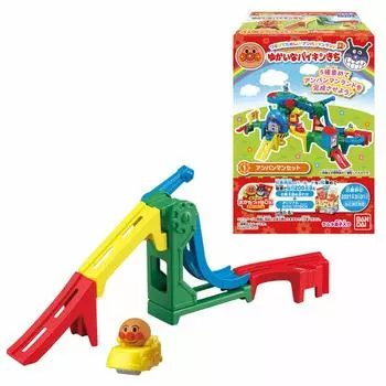 Весело подключаться к Anpanman Land P3 Fun Baikin Base (10 кусочков) Конфетные игрушки и освежающие сладости (Иди Анпанман)