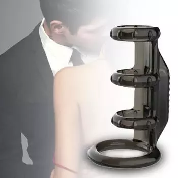 Веселое кольцо для пениса, мягкое, идеально прилегающее, сильный шок