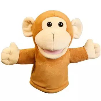 Веселое время Ручная кукла-марионетка Мягкая игрушка-марионетка Кукольное представление Чревовещание Дети Собака Кошка Домашние животные будут наслаждаться Классная комната Конечности и рты Двигаются Травма