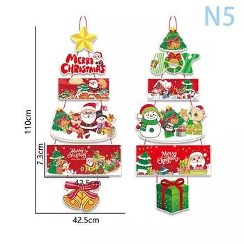 Веселого Рождества, подвесной баннер на дверь, Санта-Клаус, снеговик, куплет, рождественские украшения для дома, рождественские подарки на год