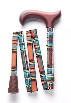 Веселые палочки Яркая жизнь Складная трость Трость Клетка тартан / / / / (оранжевый)