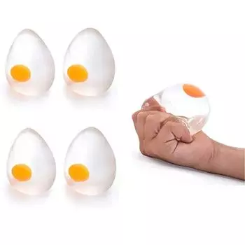 Веселые яйца, шарики-сплаты, мягкие игрушки, снятие стресса, яйца, желтки, мягкие шарики, забавная игрушка для детей, средство от беспокойства, облегчение для взрослых