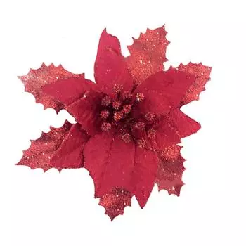 Веселые рождественские елочные украшения Искусственные цветочные украшения Подвеска Xmas Tree no3