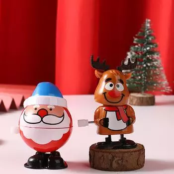 Веселые рождественские подарки, игрушки-пружинки с красочными персонажами, легкие и поворотные, тип +1