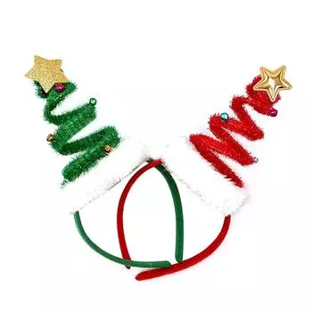 Веселые рождественские украшения для дома Рождественская елка Головная повязка Аксессуары для волос Рождественский декор