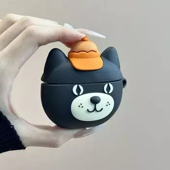 Веселый и милый Geely Cat для чехла для наушников Huawei Freeclip Freebudspro4 Защитный чехол Freebuds6i Нишевый стиль 4E Мультяшный SE2 Силиконовый Pro3 Мягкий чехол 5i Huawei FreeClip jellycat Geely cat [single shell]]