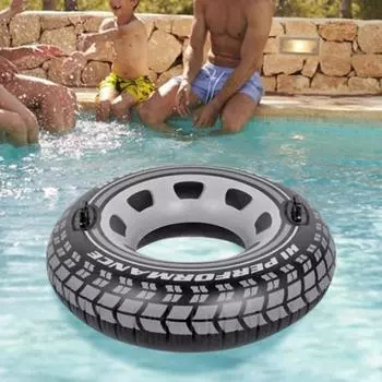 Веселый креативный износостойкий большой женский мужской плавательный плавающий круг для покрышек для плавания для домашнего использования для взрослых