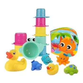 Веселый подарочный набор для игры в ванну с PlayG, корейские игрушки для ванны