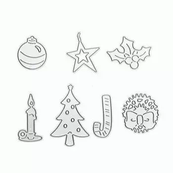 Веселый рождественский подарок, вырубные штампы, металлический трафарет, сделай сам, скрапбукинг, альбом, бумажная карта, тиснение, ремесло, высечка, подарок