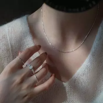 Весенне-летнее белое сочетание, высококлассное ожерелье, женская легкая роскошь, дизайн с бантом, цепочка на ключицу