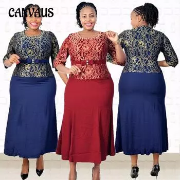 Весенне-летнее женское платье больших размеров с круглым вырезом, элегантное темпераментное платье для поездок на работу, платья