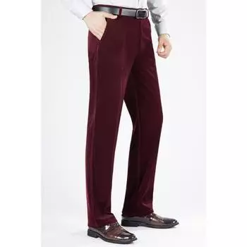 Весенне-летние модные однотонные свободные мужские вельветовые брюки, повседневные брюки, прямые эластичные брюки, мужские брюки большого размера 35 хаки