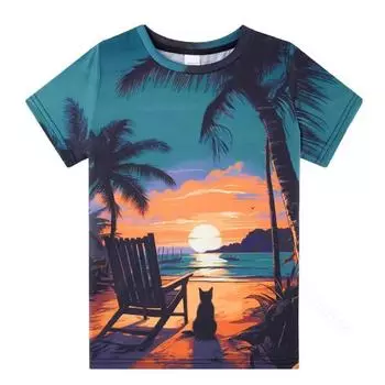 Весенне-летние топы, мужская одежда больших размеров, футболка с 3D-принтом «папа двух девочек», футболки с буквенным узором, топ с короткими рукавами и круглым вырезом, дышащие мужские рубашки XS