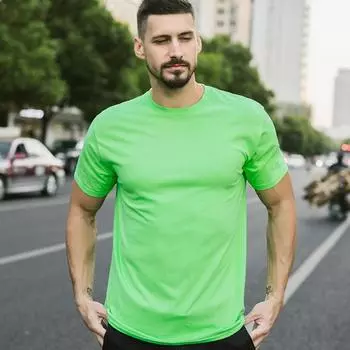 Весенне-летние топы, мужская одежда больших размеров, футболка с 3D принтом и пейзажем, пляжные футболки, женские топы с круглым вырезом и короткими рукавами, дышащие мужские рубашки XS зелёный