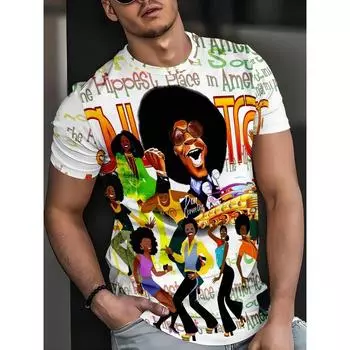Весенне-летние топы, мужская одежда больших размеров, футболка с 3D принтом, футболки с круглым вырезом, топ с короткими рукавами, дышащие мужские рубашки XS