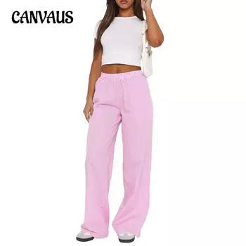 Весенне-летние женские брюки в полоску, широкие брюки, повседневные уличные модные свободные брюки с высокой талией XS светло-синий