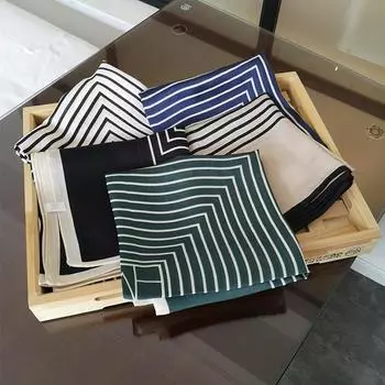 Весенне-летний атласный длинный шарф для женщин, солнцезащитная шаль, модный атласный длинный шарф для красоты, универсальный дорожный шарф 70*70cm