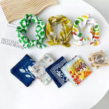 Весенне-летний атласный длинный шарф для женщин, солнцезащитная шаль, модный атласный длинный шарф для красоты, универсальный дорожный шарф 58*58cm