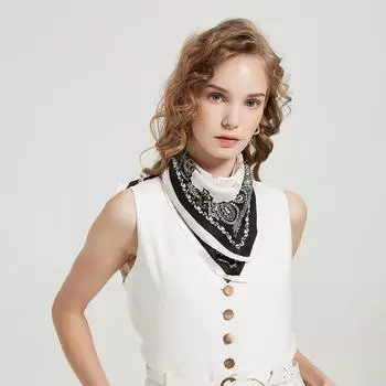 Весенне-летний атласный длинный шарф для женщин, солнцезащитная шаль, модный атласный длинный шарф для красоты, универсальный дорожный шарф 70*70cm