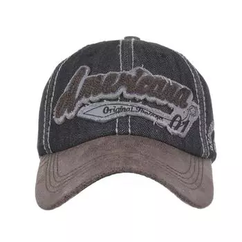 Весенне-летний новый продукт из стираного хлопка с вышитыми буквами бейсболка кепка солнцезащитная шляпа adjustable зелёный