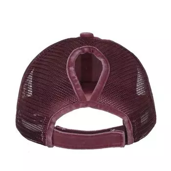 Весенне-летний новый продукт светлая версия цветной конский хвост отверстие стирать сетчатая кепка бейсболка солнцезащитный козырек открытый солнцезащитный козырек Adjustable чёрный