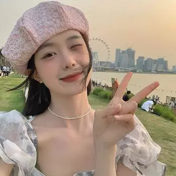 Весенне-летний роскошный дизайн, плиссированный женский берет из хлопка и льна, модная повседневная шляпа художника, французские береты, шапка для женщин 56-58cm белый