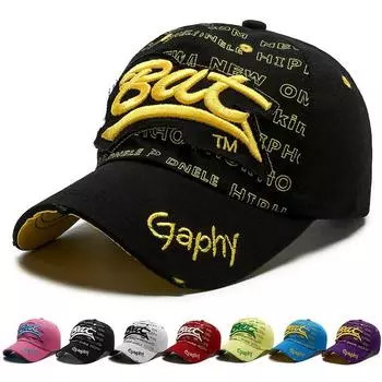 Весенне-летняя бейсбольная кепка с отверстиями, мужская шляпа от солнца с вышитыми буквами, осенняя женская уличная шляпа с солнцезащитным козырьком, шляпа для рыбалки, козырек красный