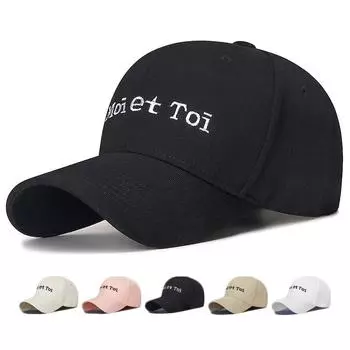 Весенне-летняя бейсбольная кепка, женская кепка с буквенным принтом, мужская хлопковая шляпа Snapback, шляпы с солнцезащитным козырьком, шляпа для рыбалки, козырек чёрный