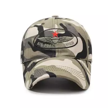 Весенне-летняя бейсболка мужская солнцезащитная кепка камуфляжная кепка для отдыха на природе мужская повседневная козырек модная тренировочная кепка Adjustable камуфляжный