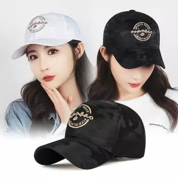 Весенне-летняя кепка с вышивкой для мужчин и женщин, сетчатая бейсбольная кепка с вышивкой, солнцезащитный козырек, шапка для рыбалки, кепка с козырьком Mesh чёрный