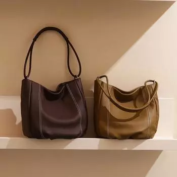 Весенне-летняя кожаная сумка, высококачественная женская сумка через плечо, женская сумка через плечо большой емкости 33*20*30cm