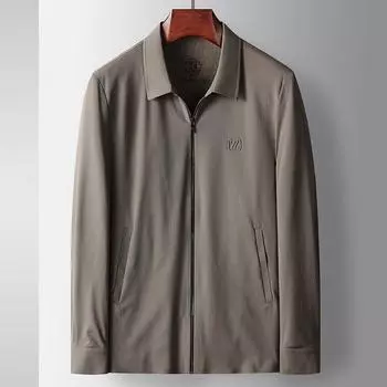 Весенне-летняя куртка с лацканами высокого класса, молодежная легкая роскошная повседневная бесшовная одежда из не требующей глажки кожи 170 чёрный