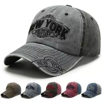 Весенне-летняя мужская бейсбольная кепка для спорта на открытом воздухе, женская шляпа от солнца с вышивкой букв, хвост, панамская кепка, шляпа Snapback, шляпы с солнцезащитным козырьком чёрный/красный