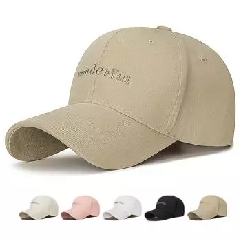 Весенне-летняя мужская бейсбольная кепка с вышитыми буквами, женская панама с хвостиком и надписью, шляпа Snapback, шляпы с солнцезащитным козырьком чёрный