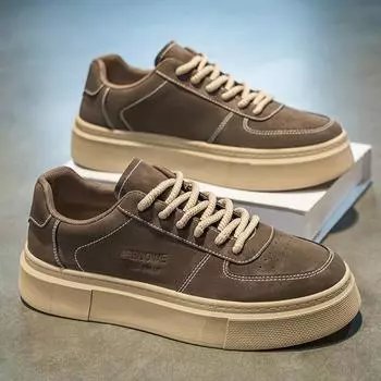 Весенне-летняя мужская обувь новая дышащая обувь мужская модная универсальная платформа черные спортивные туфли повседневная обувь для скейтборда модная обувь 39