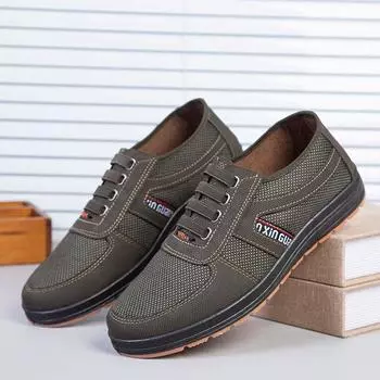 Весенне-летняя мужская удобная и модная повседневная обувь на подошве из бычьей ребра 44