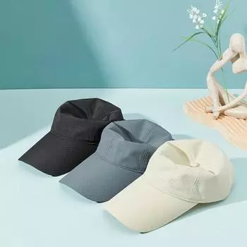 Новая бейсболка с длинными полями, защищающая от солнца, для мужчин и женщин, быстросохнущая, дышащая, с утиным язычком 56-58cn
