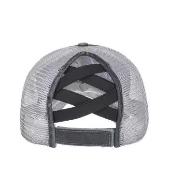Весенне-летняя новинка HO ESS, вышитая эластичная сетчатая бейсболка с конским хвостом, кепка от солнца, шляпа от солнца Adjustable