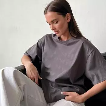 Весенне-летняя однотонная женская свободная хлопковая футболка с короткими рукавами, универсальные простые топы XXXL белый